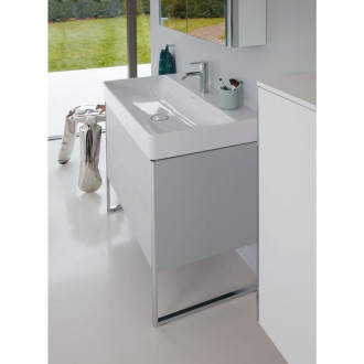 Duravit DuraSquare umyvadlo 80x47 cm, bez přepadu, s otvorem pro baterii, DuraCeram, bílá 2353800041