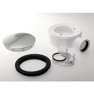 Sifon k vaničce DN40 Polysan chrom plast 1722C