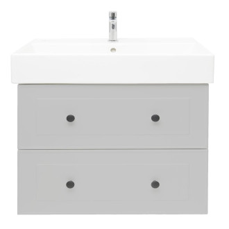 FORLI skříňka s um. SATINF10046 šedá FORLI100GMUSAT