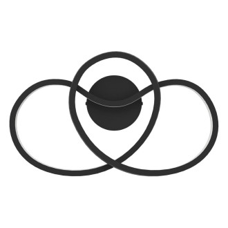 LED Nástěnná lampa Eglo GIANELLA černá 900949