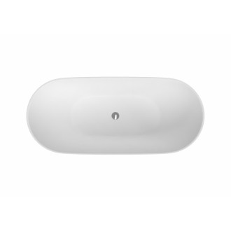 Volně stojící vana SAT Project 160x70 cm litý mramor levá i pravá SATVSPRO1600