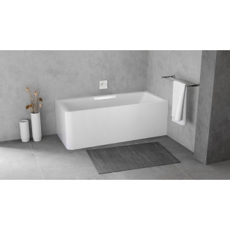 CASCATA R MONOLITH obdélníková vana 180x80x60cm, kaskáda bílá