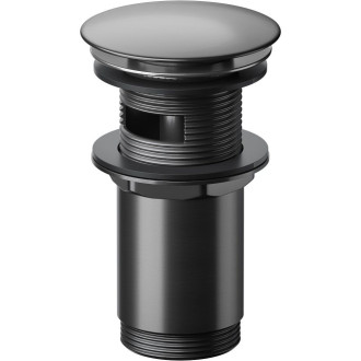 Cersanit Automatická univ. zátka klik-klak 5/4 gun černá S951-705