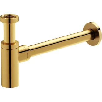 Cersanit Inverto umyvadlový sifon oválný zlatá S951-714