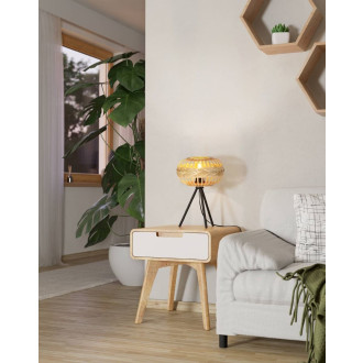 Stolní lampa Eglo AMSFIELD 1 černá 43865