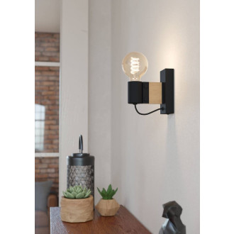 Nástěnná lampa Eglo BAILRIGG černá 43903