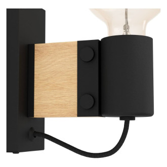 Nástěnná lampa Eglo BAILRIGG černá 43903
