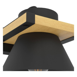 Nástěnná lampa Eglo MACCLES černá 43958