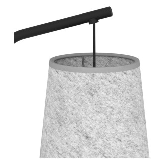 Stojací lampa Eglo ALSAGER černá 43987