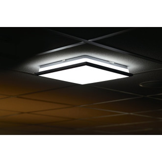 SILVER stropní LED svítidlo 28x28cm, 10W, 230V, 3000K/4000K/6500K, chrom AU478 59629