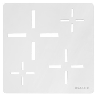 Čtvercová krytka sifonu, bílá 59719