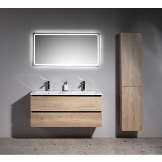 EZARA dvojumyvadlová skříňka 120x55x46cm, borovice rustik EZ121-1616