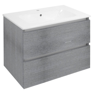 EZARA umyvadlová skříňka 69,8x52x46cm, dub stříbrný EZ701-1111