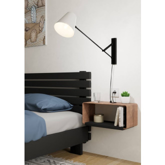 Nástěnná lampa Eglo FORCADET Černá 900865