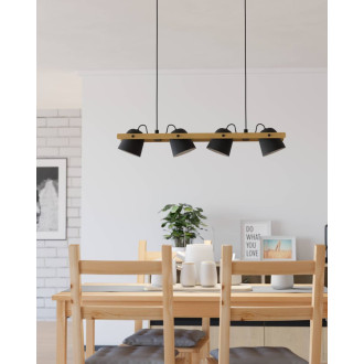 LED Závěsné osvětlení Eglo HORNWOOD-Z černá 900883