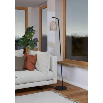 Stojací lampa Eglo FATTORIA černá 900905