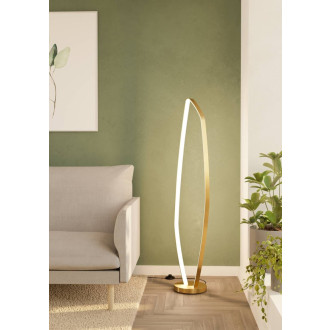 LED Stojací lampa Eglo VALLEROSA mosaz 900919
