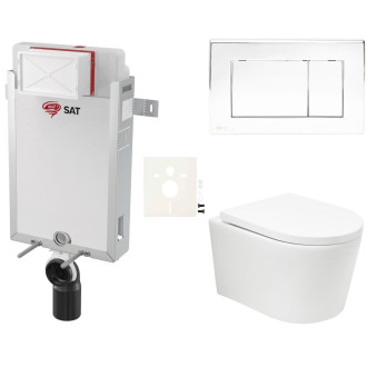 Závěsný wc set k zazdění SAT BREVIS SIKOSZBRTOR21