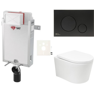 Závěsný wc set k zazdění SAT BREVIS SIKOSZBRTOR68