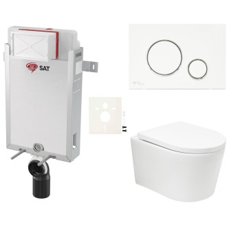 Závěsný wc set k zazdění SAT BREVIS SIKOSZBRTOR70