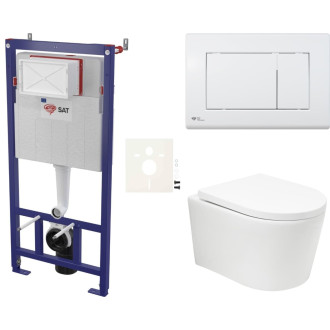 Závěsný wc set do lehkých stěn / předstěnová SAT BREVIS SIKOSSBRTOR20K