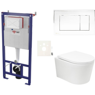 Závěsný wc set do lehkých stěn / předstěnová SAT BREVIS SIKOSSBRTOR21K