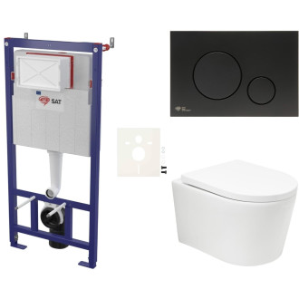 Závěsný wc set do lehkých stěn / předstěnová SAT BREVIS SIKOSSBRTOR68K