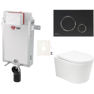 Závěsný wc set k zazdění SAT BREVIS SIKOSZBRTOR78