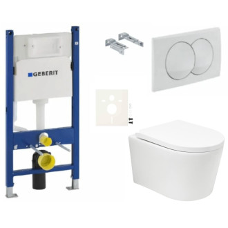 Závěsný wc set do lehkých stěn / předstěnová SAT BREVIS SIKOGESBRTORD01
