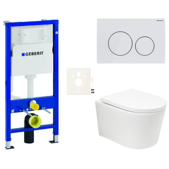 Závěsný wc set do lehkých stěn / předstěnová SAT BREVIS SIKOGESBRTORD20
