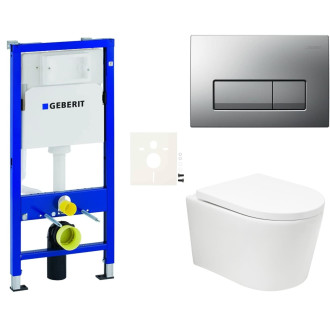 Závěsný wc set do lehkých stěn / předstěnová SAT BREVIS SIKOGESBRTORD50