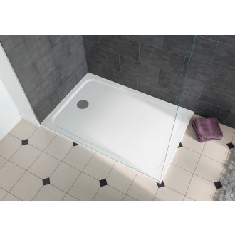 Sprchová vanička obdélníková Kaldewei Cayonoplan 2261-5 120x75 cm smaltovaná ocel alpská bílá, nízký nosič 362147980001