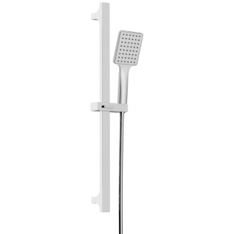 Sprchová souprava hranatá, posuvný držák 680mm, chrom SC815