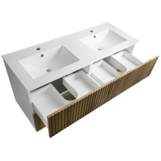 PANEDA STRIP umyvadlová skříňka 119x55x45,2cm, dub emporio