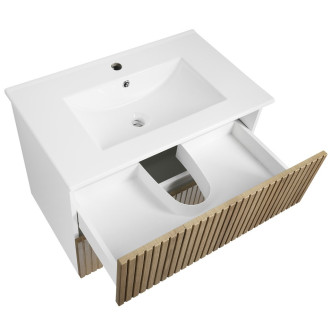 PANEDA STRIP umyvadlová skříňka 74,5x55x45,2cm, dub emporio PN375