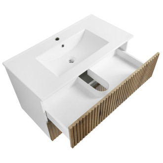 PANEDA STRIP umyvadlová skříňka 89,5x55x45,2cm, dub emporio PN390
