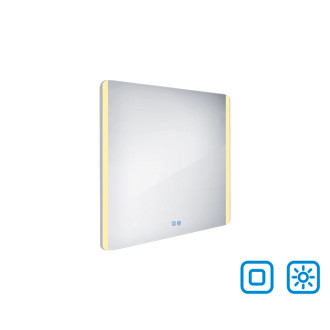 LED zrcadlo 800x700 se dvěma dotykovými senzory