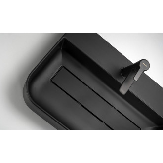 Deante ARNIKA umyvadlo s krytem, granit, nero, 505x405 mm CQA_NU5S