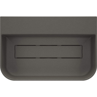 Deante ARNIKA umyvadlo s krytem, granit, antracitová metalíza, 605x405 mm CQA_TU6S