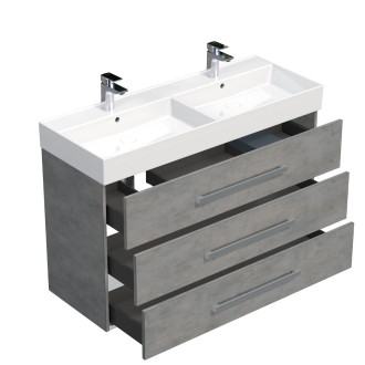 CUBE WAY skř. s um. SAT 120 cm beton CUBE461203BESAT