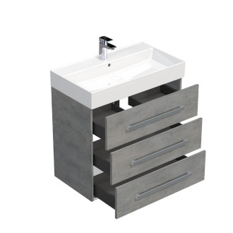 CUBE WAY skř. s um. SAT 80 beton CUBE46803BESAT