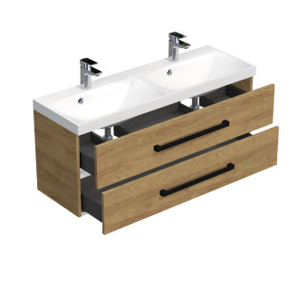CUBE W C skříňka s um. 120cm dub h CUBE2C120ZDH