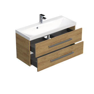 CUBE W C skř. s um. 100cm dub, chorm CUBE2100ZDH