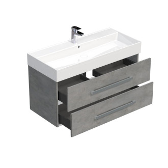 CUBE WAY skř. s um. SAT 100cm dub beton CUBE461002BESAT