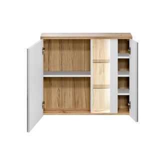 Comad BAHAMA WHITE 841 FSC Skříňka se zrcadlem 80 cm