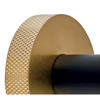 LARISSA držák ručníků 600mm, černá/zlato mat WS010BG 59058