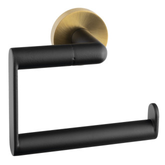 LARISSA držák toaletního papíru, černá/zlato mat WS017BG 59060