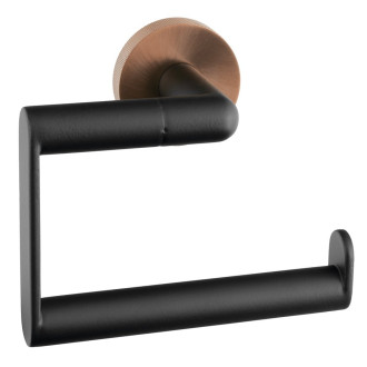 LARISSA držák toaletního papíru, černá/měď mat WS017BC 59061
