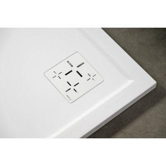 Vaničkový sifon, průměr otvoru 90 mm, DN40, krytka bílá 59727