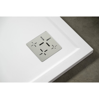 Vaničkový sifon, průměr otvoru 90 mm, DN40, krytka chrom 59729